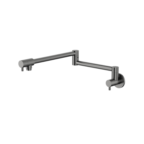 Tapware Modern National Star Mini Kitchen Pot Filler Colour: Electroplated Gunmetal Place & Palette