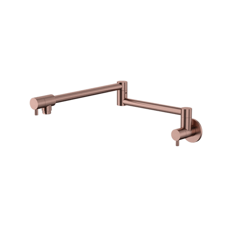 Tapware Modern National Star Mini Kitchen Pot Filler Colour: Pvd Champagne Place & Palette