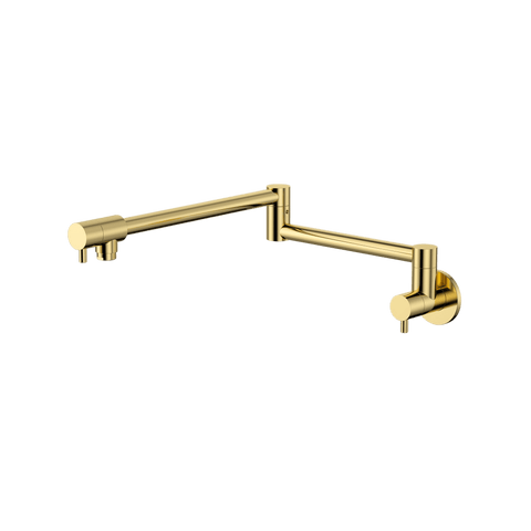 Tapware Modern National Star Mini Kitchen Pot Filler Colour: Pvd Polished Brass Place & Palette