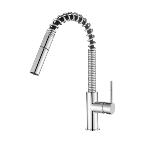 Tapware Modern National Star Mini Spring Kitchen Mixer Colour: Electroplated Chrome Place & Palette