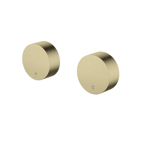 Tapware Modern National Star Mini Wall Top Assemblies Style: Round Colour: Pvd Brushed Bronze Place & Palette