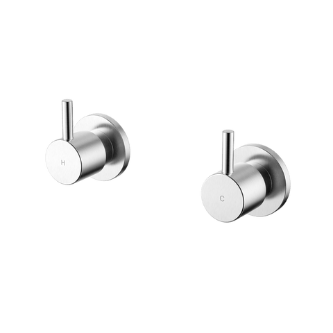 Tapware Modern National Star Mini Wall Top Assemblies Style: Standard Colour: Electroplated Brushed Chrome Place & Palette