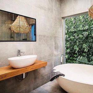 Basins Pietra Bianca Sussana Basin Colour: Malibu Solid Place & Palette