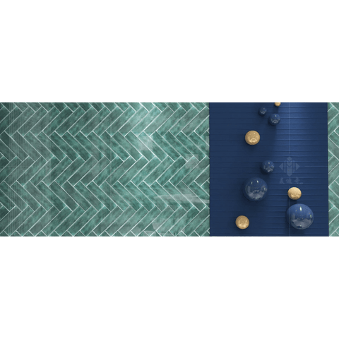 Tiles The Peninsula Collection Tathra Subway Tile Colour: White Place & Palette