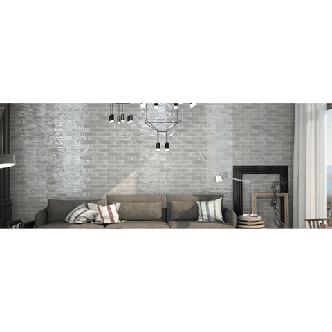 Tiles The Peninsula Collection Tathra Subway Tile Colour: White Place & Palette