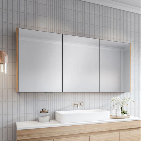 Mirrors Timberline Tennessee Shaving Cabinet Size: W 600mm Style: Single Door Place & Palette