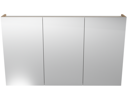 Mirrors Timberline Tennessee Shaving Cabinet Size: W 1200mm Style: 3 Door Place & Palette