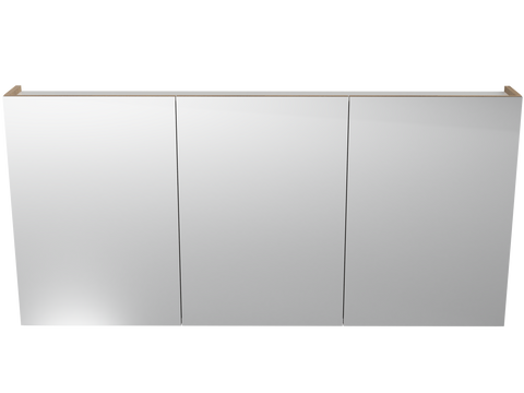 Mirrors Timberline Tennessee Shaving Cabinet Size: W 1500mm Style: 3 Door Place & Palette