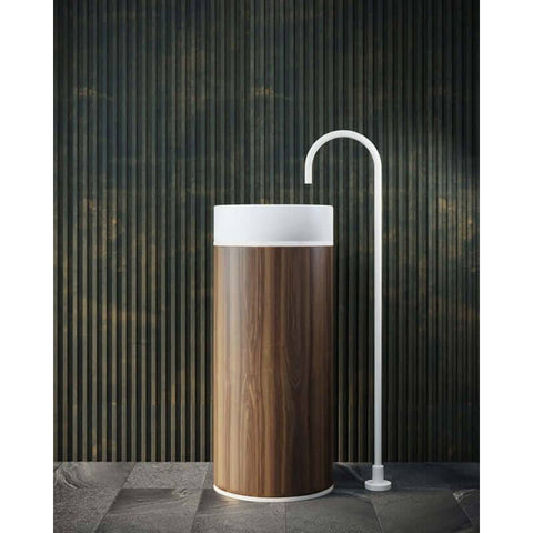 Basins BelBagno Tesoro Basin Colour: Matte White Place & Palette