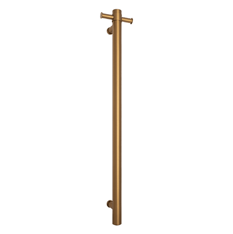 Accessories Thermogroup Thermorail 12 Volt Vertical Bar With Optional Hook Style: Straight/Round Colour: Brushed Gold 22W Place & Palette