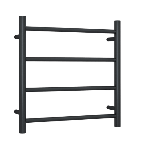 Accessories Thermogroup Thermorail 12Volt Towel Rail Colour: Black Size: 4 Bars - 550x550x122mm (70 Watts) Style: Straight/Round Place & Palette