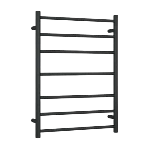 Accessories Thermogroup Thermorail 12Volt Towel Rail Colour: Matt Black Size: 7 Bars - 600x800x122mm (100 Watts) Style: Straight/Round Place & Palette