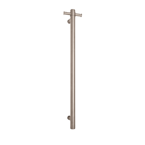 Accessories Thermogroup Thermorail 240Volt Vertical Bar With Optional Hook Colour: Brushed Stainless Steel 20W Place & Palette