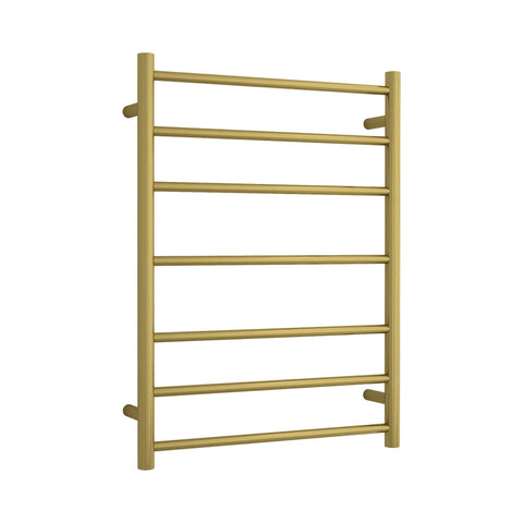 Accessories Thermogroup Thermorail Heated Towel Rail - Straight/Round Colour: Brushed Gold Size: 7 Bars - 600x800x122mm (80 Watts) Place & Palette