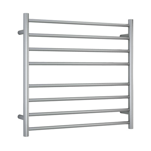 Accessories Thermogroup Thermorail Heated Towel Rail - Straight/Round Colour: Brushed Stainless Steel Size: 8 Bars - 750x700x122mm (104 Watts) Place & Palette