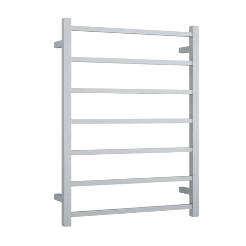 Accessories Thermogroup Thermorail Heated Towel Rail - Straight/Square Colour: Brushed Stainless Steel Size: 7 Bars - 600x800x120mm (83 Watts) Place & Palette