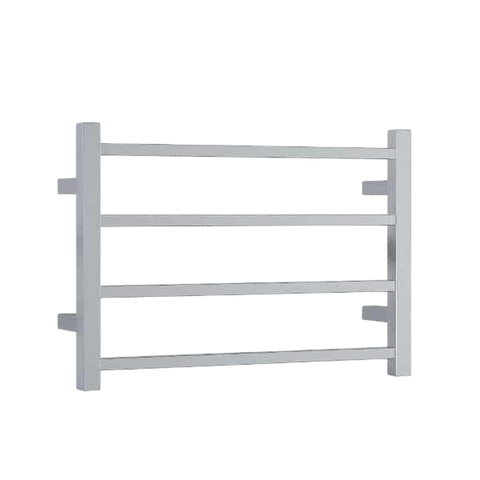 Accessories Thermogroup Thermorail Heated Towel Rail - Straight/Square Colour: Polished Stainless Steel Size: 4 Bars - 600x420x120mm (47 Watts) Place & Palette