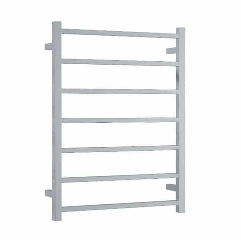Accessories Thermogroup Thermorail Heated Towel Rail - Straight/Square Colour: Polished Stainless Steel Size: 7 Bars - 600x800x120mm (83 Watts) Place & Palette
