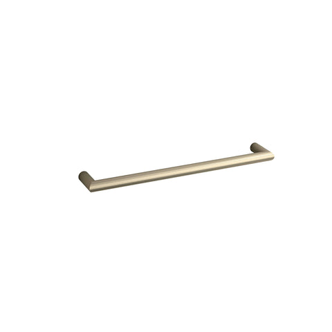 Accessories Thermogroup Thermorail Heated Towel Single Rail - Round Size: 632x32x100mm (18 Watts) Colour: Brushed Nickel Place & Palette
