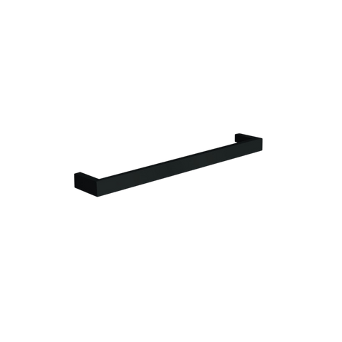 Accessories Thermogroup Thermorail Heated Towel Single Rail - Square Size: 632x40x100mm (23 Watts) Colour: Matt Black Place & Palette