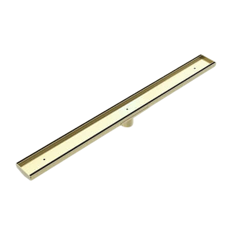 Accessories Nero Tile Insert V Channel Floor Grate 50mm Outlet Colour: Brushed Gold Fitting: With Hole Saw Place & Palette