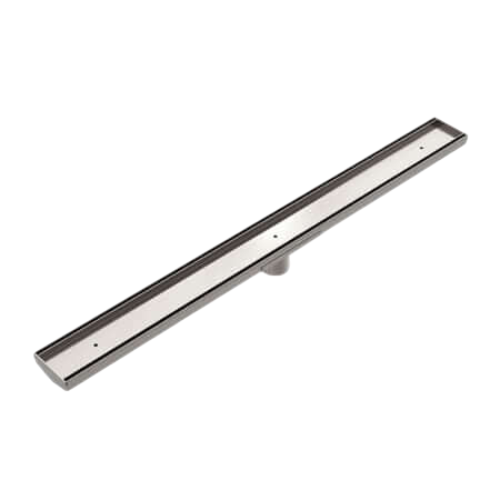 Accessories Nero Tile Insert V Channel Floor Grate 50mm Outlet Colour: Brushed Nickel Fitting: With Hole Saw Place & Palette