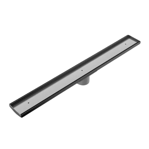 Accessories Nero Tile Insert V Channel Floor Grate 89mm Outlet Colour: Gun Metal Fitting: Without Outlet and Hole Saw Place & Palette