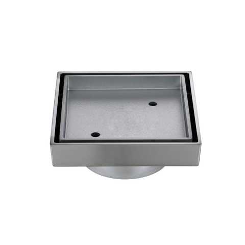 Accessories Modern National Tile Insert Waste Colour: Electroplated Brushed Chrome Size: 115mm/75mm Outlet Place & Palette