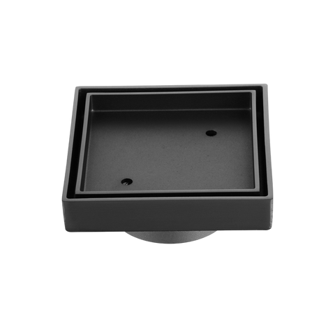 Accessories Modern National Tile Insert Waste Colour: Electroplated Gunmetal Size: 115mm/75mm Outlet Place & Palette