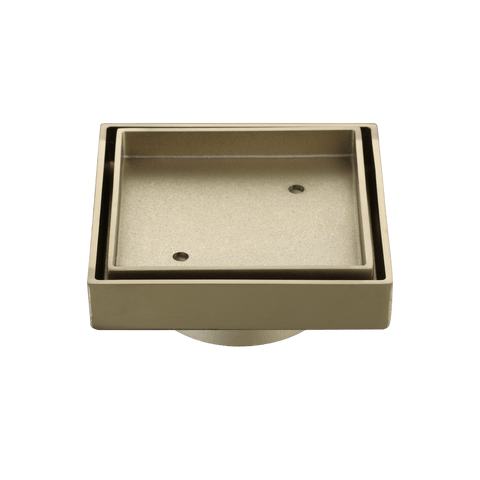 Accessories Modern National Tile Insert Waste Colour: Pvd Brushed Bronze Size: 115mm/75mm Outlet Place & Palette