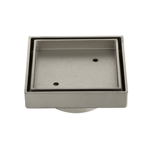 Accessories Modern National Tile Insert Waste Colour: Pvd Brushed Nickel Size: 115mm/75mm Outlet Place & Palette