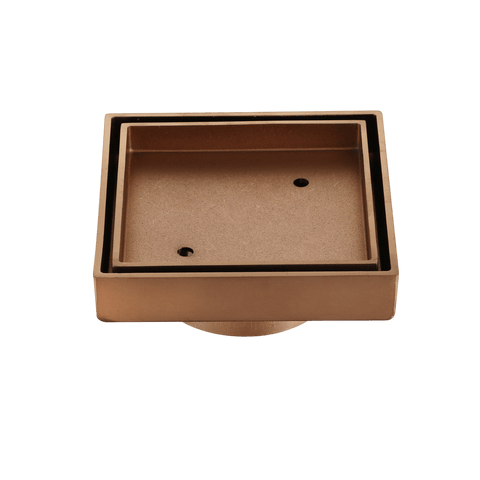 Accessories Modern National Tile Insert Waste Colour: Pvd Champagne Size: 115mm/75mm Outlet Place & Palette