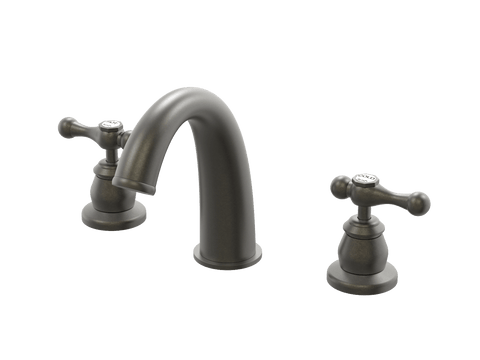 Tapware ParTaps Tudor Lever Basin Set Deluxe - Ceramic Disc Colour: Volcanic Grey Place & Palette