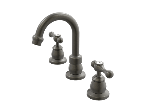 Tapware ParTaps Tudor Lever Basin Set Swivel - Ceramic Disc Colour: Volcanic Grey Place & Palette