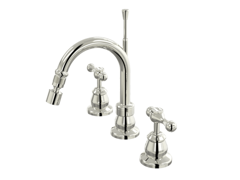 Tapware ParTaps Tudor Lever Bidet Set Fixed - Ceramic Disc Colour: Luminick Place & Palette