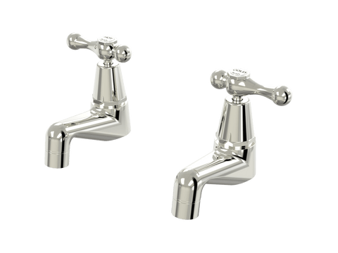 Tapware ParTaps Tudor Lever Pillar Taps Pair - Ceramic Disc Colour: Luminick Place & Palette