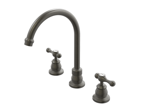 Tapware ParTaps Tudor Lever Sink Set Hob Swivel - Ceramic Disc Colour: Volcanic Grey Place & Palette