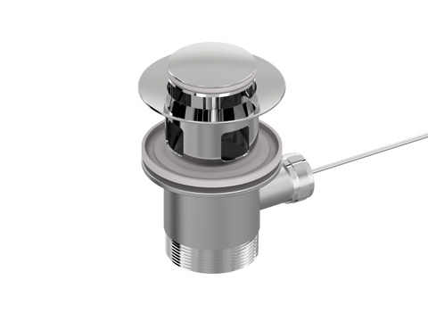 Accessories ParTaps Universal Waste 32mm Bidet Overflow Colour: Chrome Place & Palette