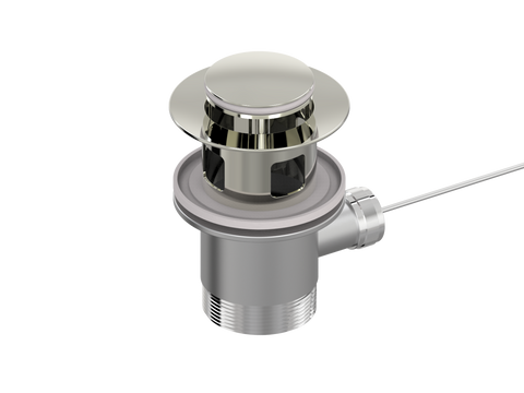 Accessories ParTaps Universal Waste 32mm Bidet Overflow Colour: Luminick Place & Palette