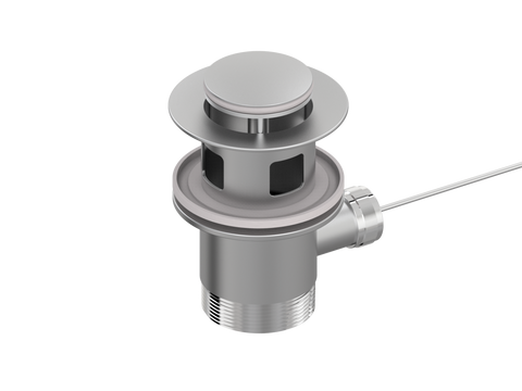 Accessories ParTaps Universal Waste 32mm Bidet Overflow Colour: Satin Pearl Place & Palette