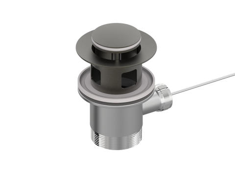 Accessories ParTaps Universal Waste 32mm Bidet Overflow Colour: Volcanic Grey Place & Palette