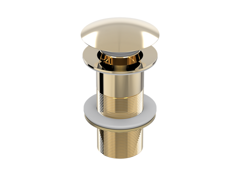 Accessories ParTaps Universal Waste 32mm - Mushroom Colour: Brass Gold Style: No Overflow Place & Palette