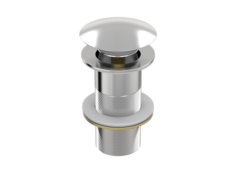Accessories ParTaps Universal Waste 32mm - Mushroom Colour: Brushed Chrome Style: No Overflow Place & Palette