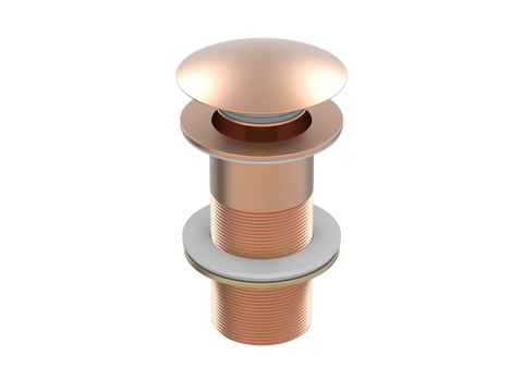 Accessories ParTaps Universal Waste 32mm - Mushroom Colour: Brushed Copper Style: No Overflow Place & Palette