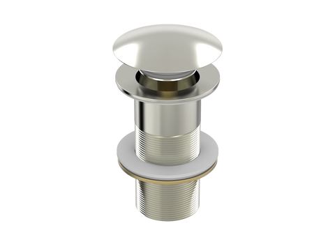 Accessories ParTaps Universal Waste 32mm - Mushroom Colour: Brushed Nickel Style: No Overflow Place & Palette