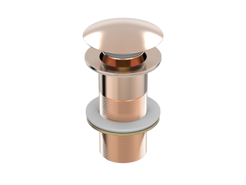 Accessories ParTaps Universal Waste 32mm - Mushroom Colour: Brushed Rose Gold Style: No Overflow Place & Palette