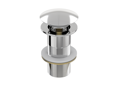 Accessories ParTaps Universal Waste 32mm - Mushroom Colour: Chrome Style: No Overflow Place & Palette