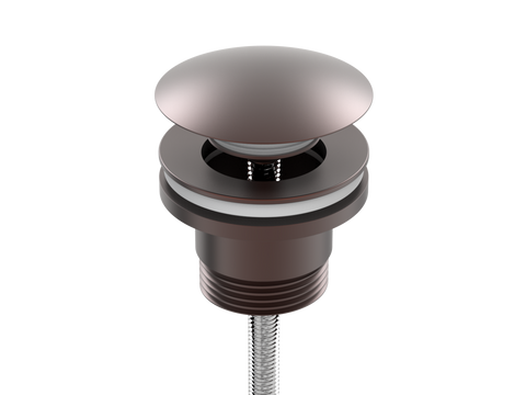 Accessories ParTaps Universal Waste 32mm Split Colour: Antique Copper Style: With Mushroom Pop-Up Place & Palette