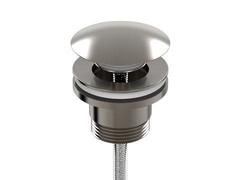 Accessories ParTaps Universal Waste 32mm Split Colour: Brushed Gunmetal Style: With Mushroom Pop-Up Place & Palette