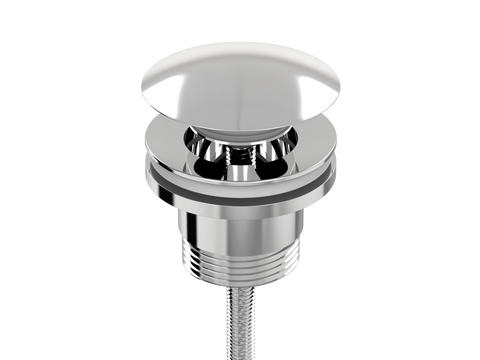 Accessories ParTaps Universal Waste 32mm Split Colour: Chrome Style: With Mushroom Pop-Up Place & Palette